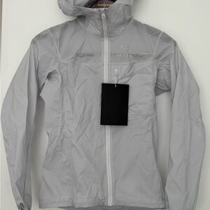 Arc'teryx Light Gray Windbreaker Jacket